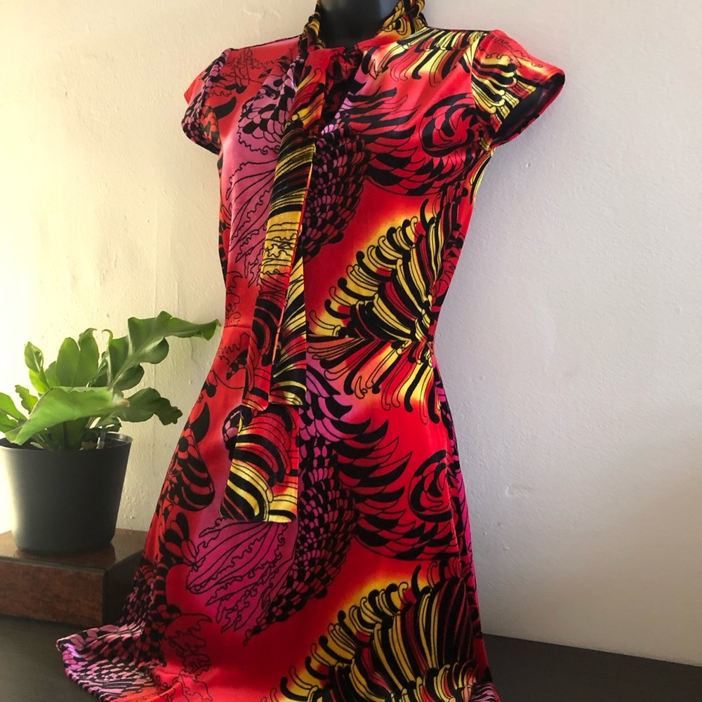 RARE Huminska velvet mini dress